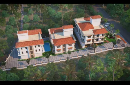 2 BHK 92 Sq. Meter Apartment for Sale in Nachinola, North Goa