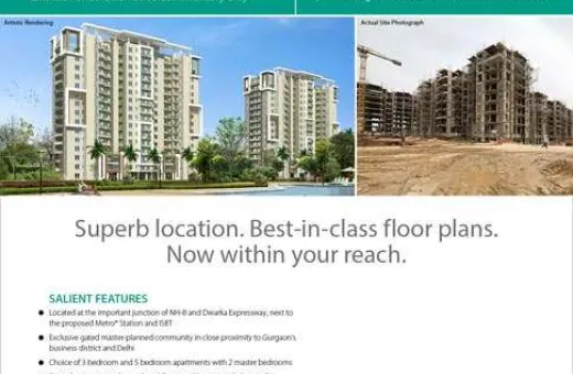 3 BHK 1720 Sq.ft. Apartment for Sale in Sector 83 Gurgaon