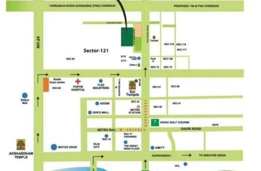 1 BHK 415 Sq.ft. Apartment for Sale in Sector 121 Noida