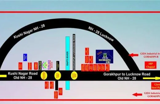  1000 Sq.ft. Residential Plot for Sale in Saubhagya City Phase - 1, Gorakhpur